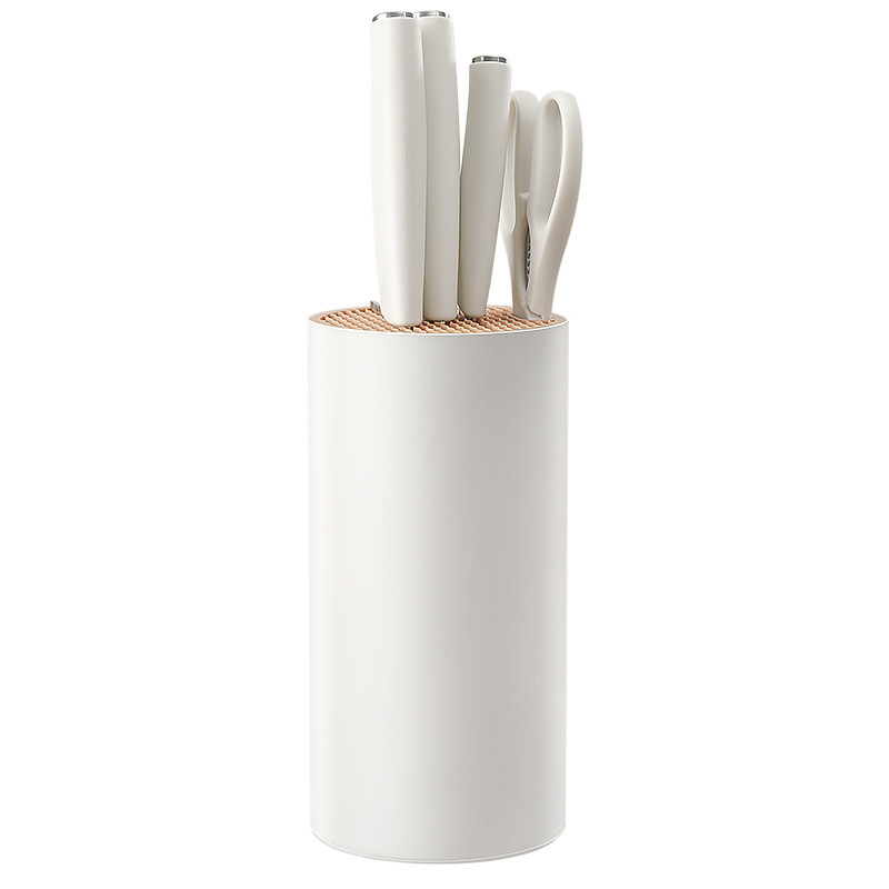 Cuchillo de elefante blanco Juego de 6 piezas de cocina casera Cuchillo de cocina de acero inoxidable Cuchillo de fruta Cuchillo de chef Tijeras