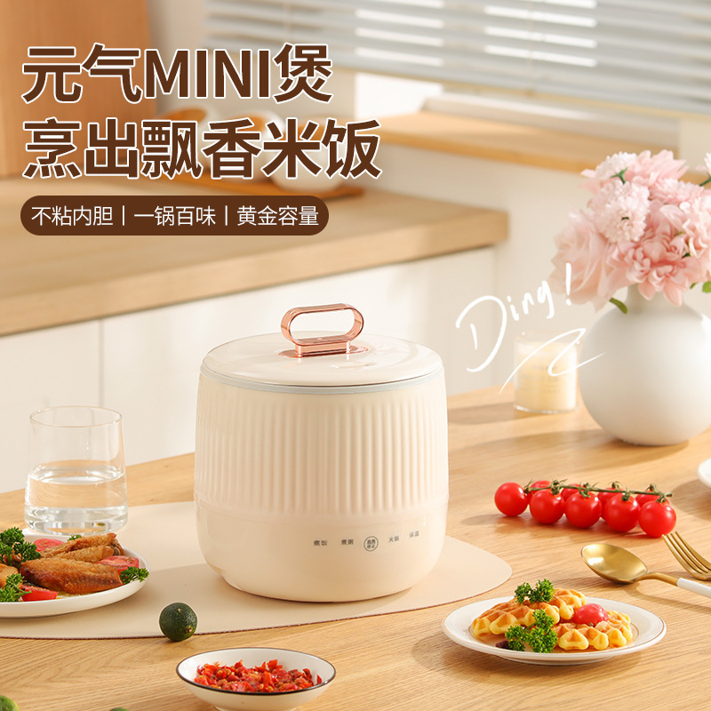 迷你电饭煲家用多功能智能不粘锅学生宿舍煮饭小电锅小型电煮锅|undefined