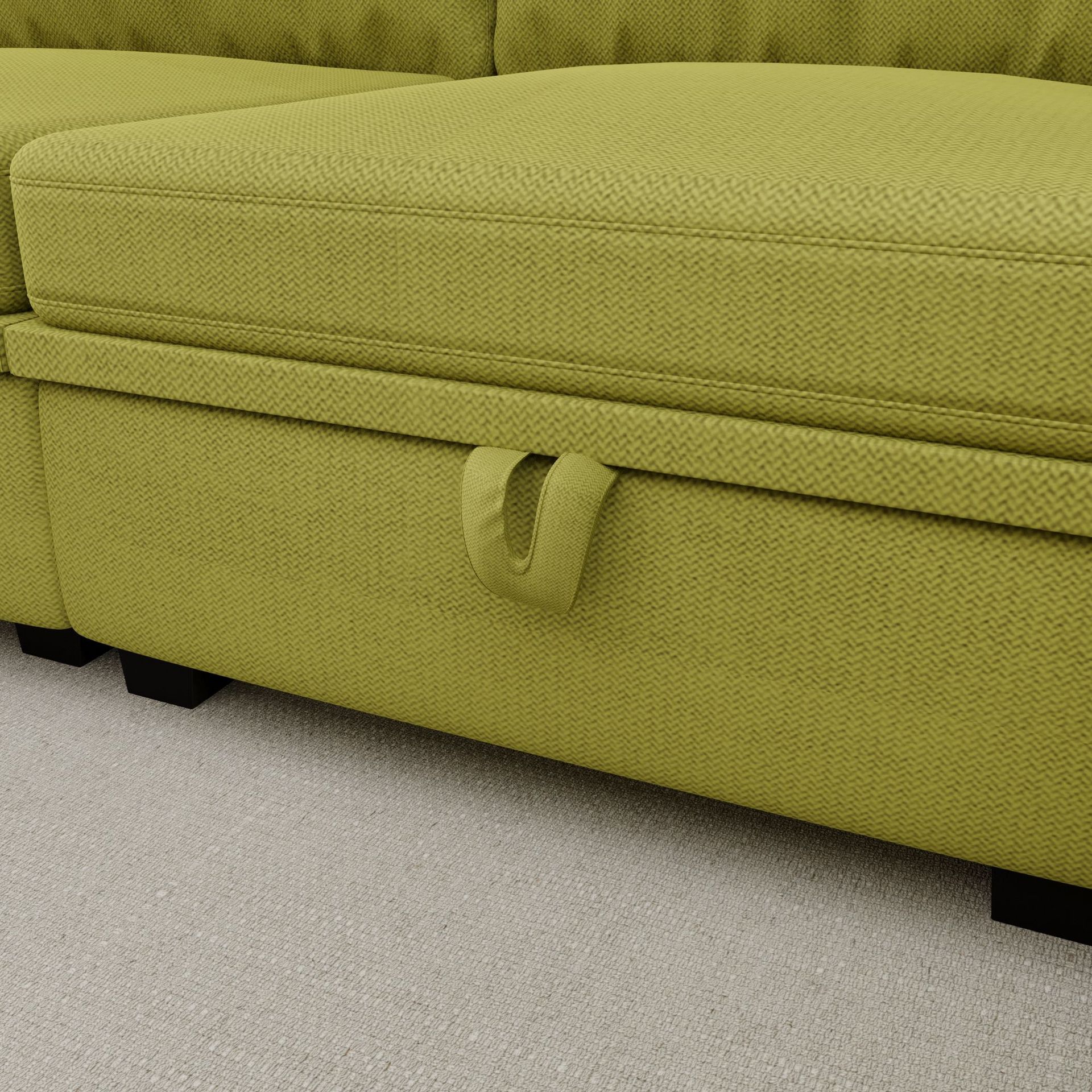 Sofá minimalista nórdico, sofá de balcón de sala de estar de lujo ligero, sofá de tela doble de apartamento pequeño, sofá de módulo de esquina