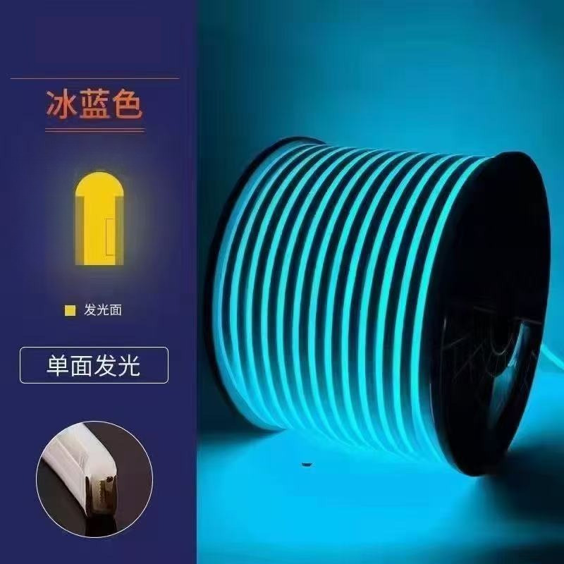 LED de neón con silicona impermeable al aire libre 12v para hacer letras coloridas de alta y baja tensión de la lámpara suave de la atmósfera decoración de ingeniería image 15