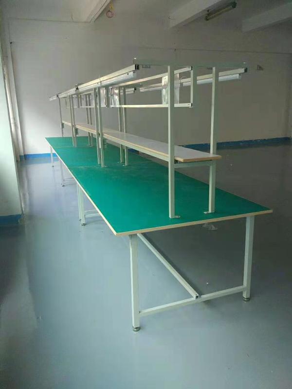 工場操作コンソール組立ライン作業台メンテナンス作業卓ライト付き梱包テーブル切断機|undefined