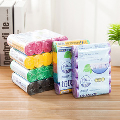 Kitchen waste bag, colored disposable trash bag, household kitchen plastic bag, bathroom large thick garbage bag