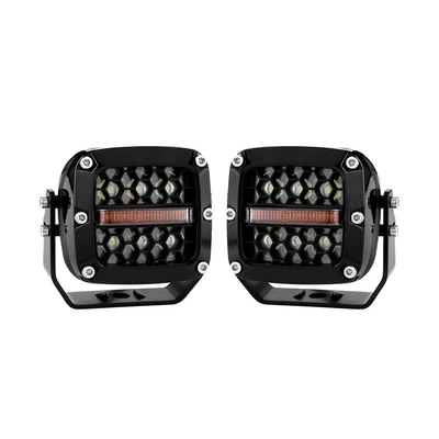 3.5 inch LED motorcycle driving light work light ATV off-road vehicle light 60W honeycomb work light spotlight (İşçi projektorları) - honeycomb-work-light-black
