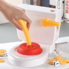 Flushing the toilet is a funny trick, a trick toy, a decompression and decompression artifact, the same style as the Internet celebrity sand sculpture gift