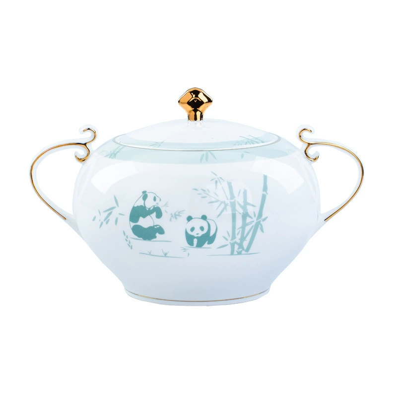 Элитный набор посуды в китайском стиле, вес 3.5 кг, размеры 45×27×18 см; Wolong Bamboo Sea 18/40/60 предметов