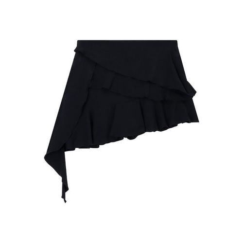 [Free Shipping for 20 Items] Trendy Ruffled Elegant Hip-Hugging Skirt—Thai Hot Girl Style Short Skirt, Anti-Exposure Cake-Style Half Skirt