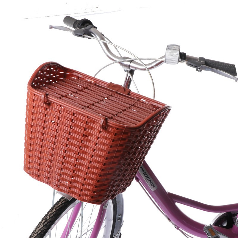 Electric car basket bicycle basket vegetable basket battery car plastic car durable riding accessories