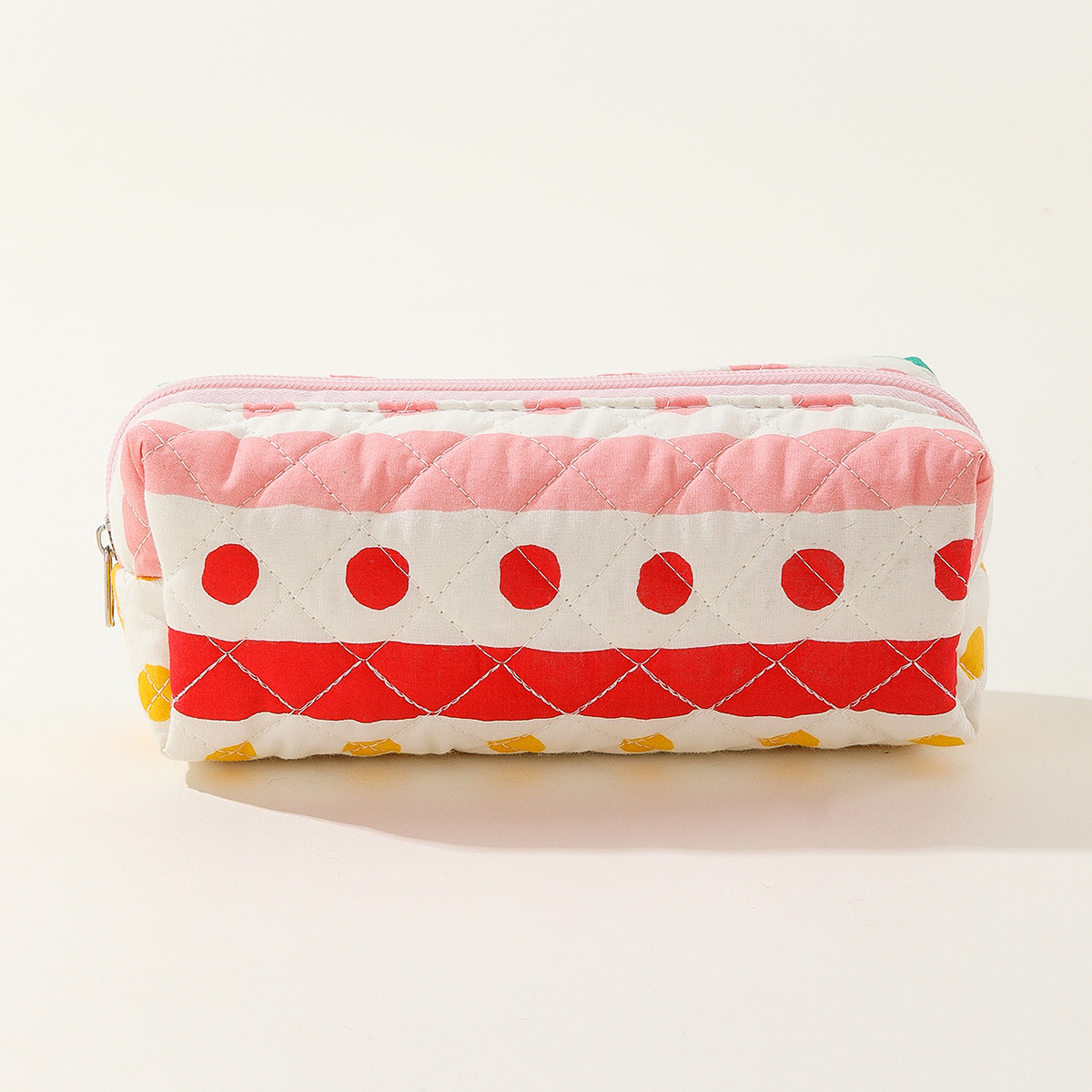 Color striped polka dot trumpet