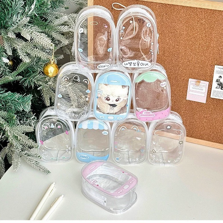 Bubble Bubble Babs ручной слепый ящик высокая прозрачная дисплей сумка для хранения ПВХ высокая проницаемость и защита от пыли трехмерная сумка
