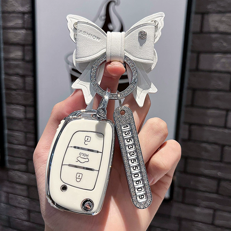 Подходит для кейса ключа автомобиля Beijing Hyundai Leading Car Key Case ix35 Picture IX25 Yuenasona Shengda Shell Bag