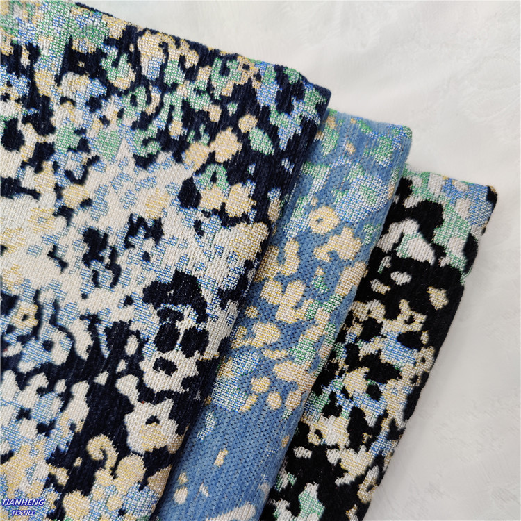 H-3114#Q秋冬厚实雪尼尔提花 男女西装外套短裙箱包手作DIY面料