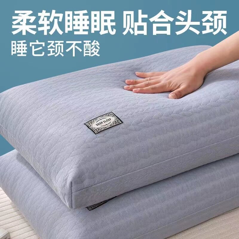 수면 용 베개 자궁 경부 척추 보호 베개 원피스 베개 코어 5 성급 호텔 수면 전용 단일 전체 머리 받침