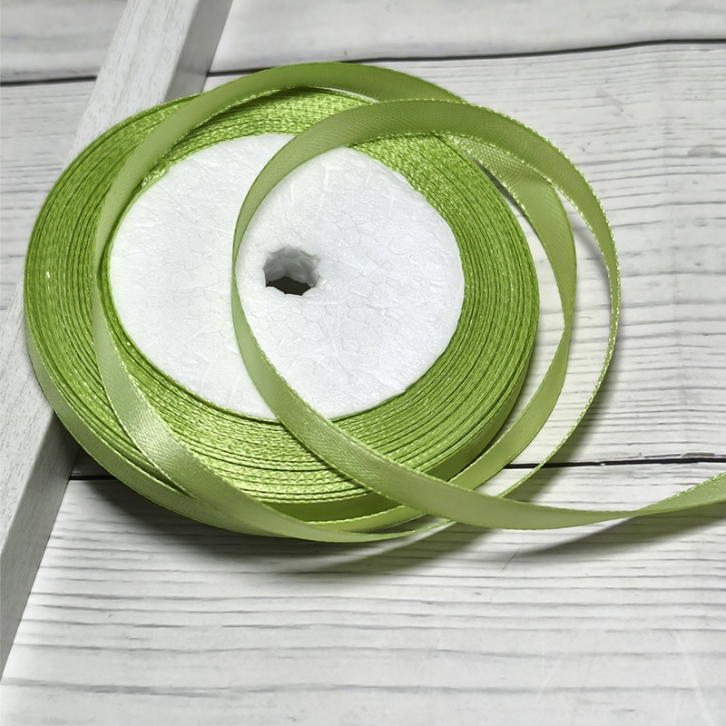 Venta directa de fábrica 1cm cinta de satén cinta de satén caja de regalo cinta decorativa lazo cinta de satén de seda suministro especial transfronterizo al por mayor