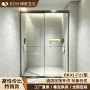 卫生间一字型酒店浴室移门
