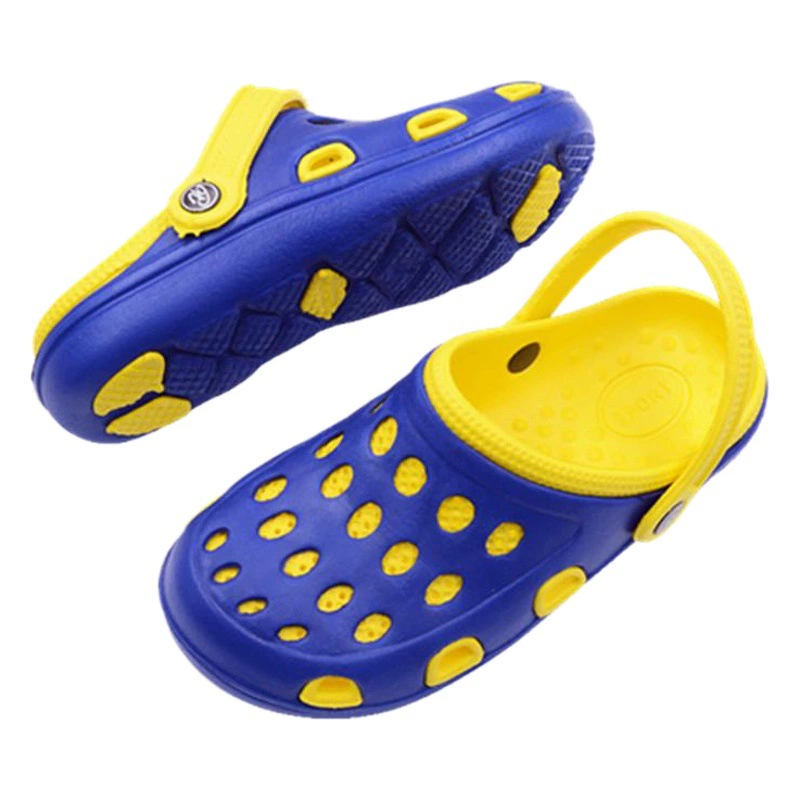 Мужские сандалии с перфорацией 2025, закрытые тапочки, нескользящие, для улицы, дышащие, пляжная обувь, дышащие, нескользящие