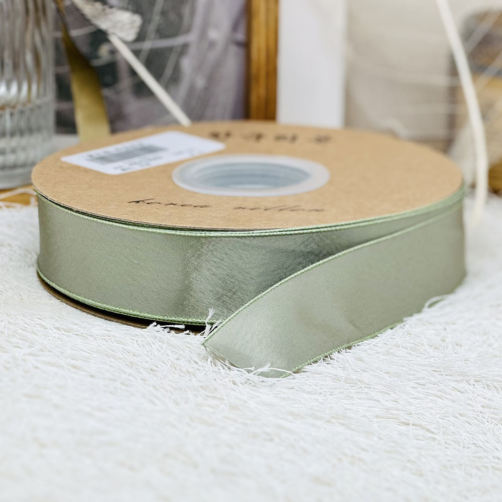 Cinta de satén brillante de color sólido 5cm cinta de regalo de la mano accesorios para el cabello ramo paquete de material DIY arco productos semiacabados