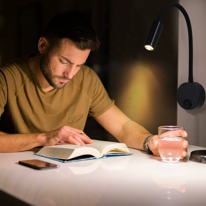Light strip, sconce for hotel for bed, reading, switch key, mounted lights