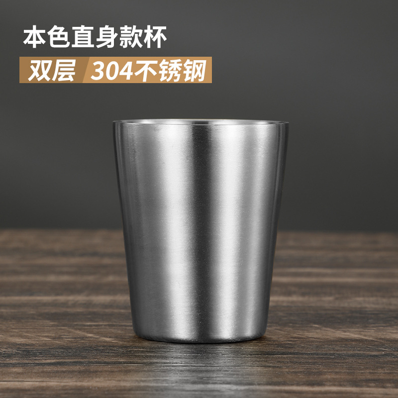 Taza Térmica de Acero Inoxidable 304 – Doble Pared, Dorada, Ideal para Bebidas Frías o Calientes