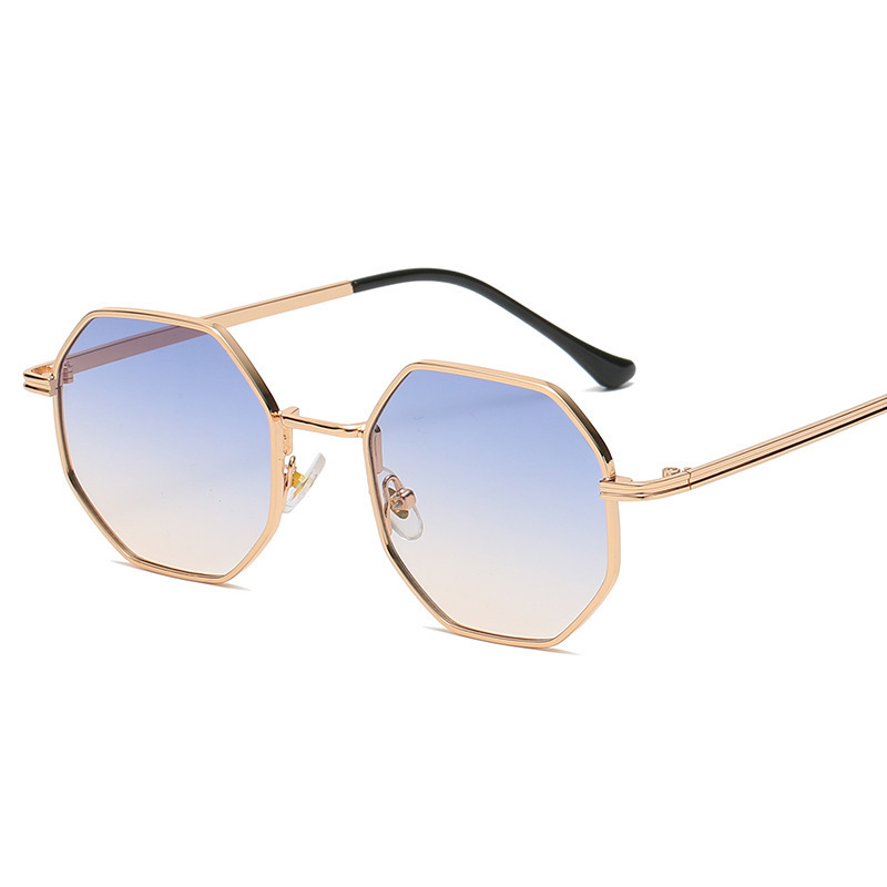 Golden frame blue yellow tablets