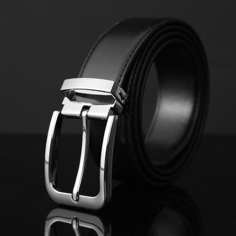 Hebilla de aleación de negocios cinturón de cuero traje de cinturón formal de alta gama para hombres pantalones de hombre con comercio electrónico transfronterizo exclusivo