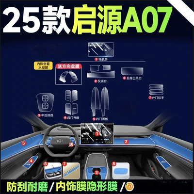 Car interior film, Suitable for Changan Qiyuan A07