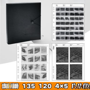Negatives Bag Negative Album 135120 with Holes on the Side to Hold Negative Album Domestic Acid-Free 25X 29cm No
