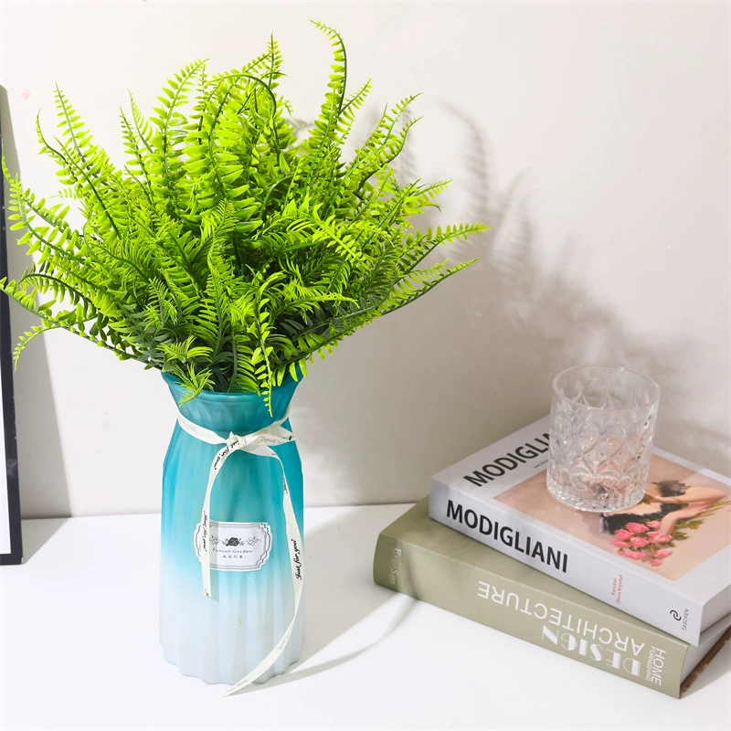 7 вилок моделирование персидской травы Моделирование Цветок пучок листьев папоротника имитационный материал Цветочная композиция декоративный пластик папоротник персидский лист