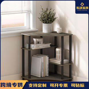 Cross-Border Special Supply of Corner-Type Multi-Purpose Corner Cabinets, Display Racks, Bookshelves, Suitable for Offices, Living Rooms and Study Rooms