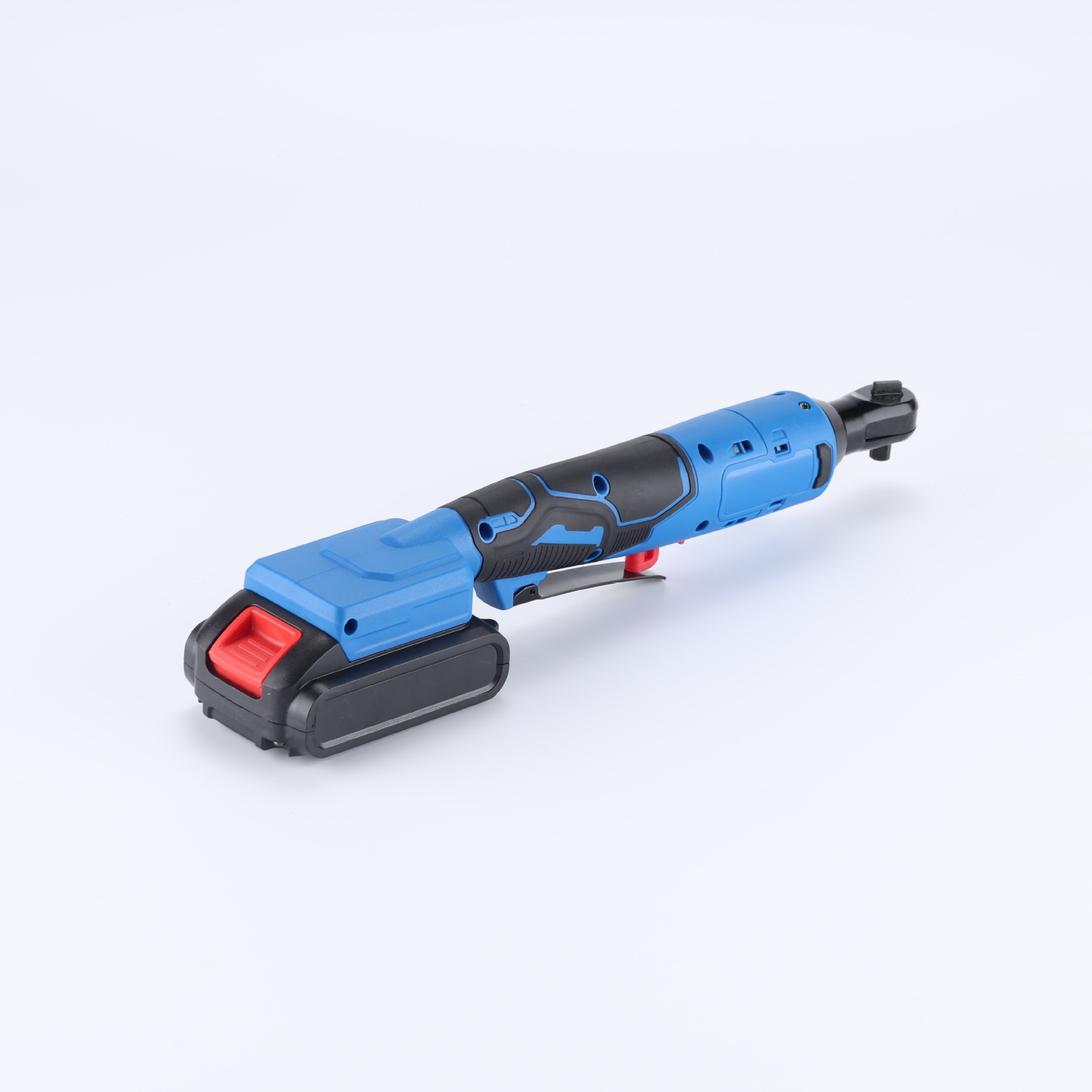 Transfronterizo 21v multifunción sin escobillas llave de trinquete eléctrica recargable 90 grados de ángulo de litio hacia llave eléctrica