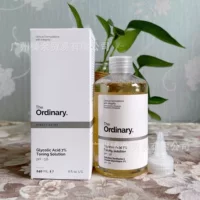 Тонер с фруктовыми кислотами The Ordinary 7% гликолевая кислота лосьон для удаления черных точек и отшелушивания 240 мл