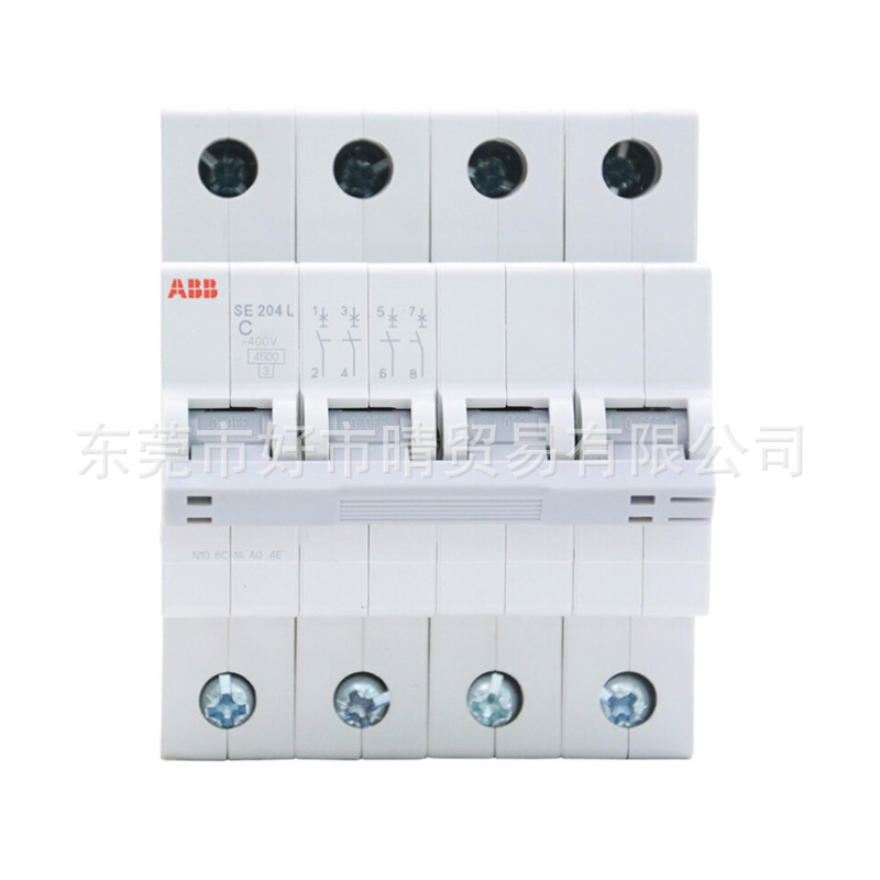 ABB微型空气开关小型断路器SE204 C10 C16 C20 C25 C63三进三出
