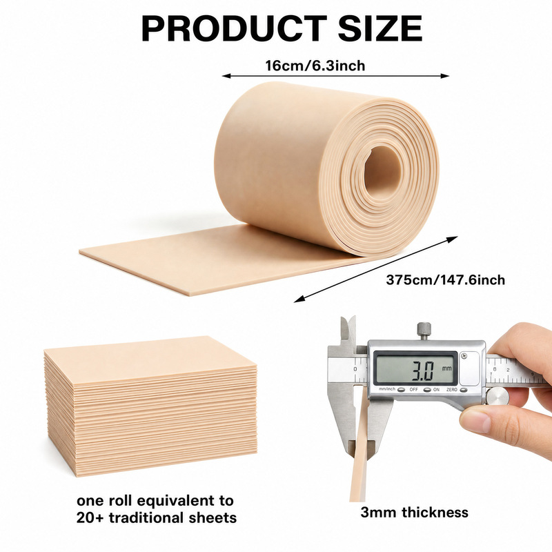 Tattoo Practice Skin Roll, Long Style, Thickened 3mm Thick Silicone Imitation Leather, Specialized for Tattooing, A4 Size, Cross-Border Tattoo Practice Skin Roll, Long Style, Thickened 3mm Thick Silicone Imitation Leather, Specialized for Tattooing, A4 Size, Cross-Border