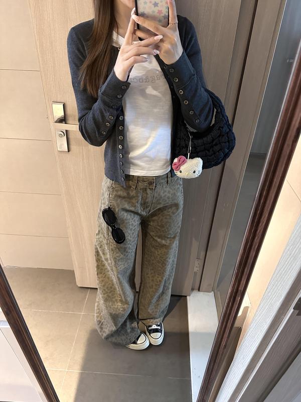 针织衫上衣女2025新款早秋季韩系时尚感慵懒休闲外搭开衫毛衣外套|undefined