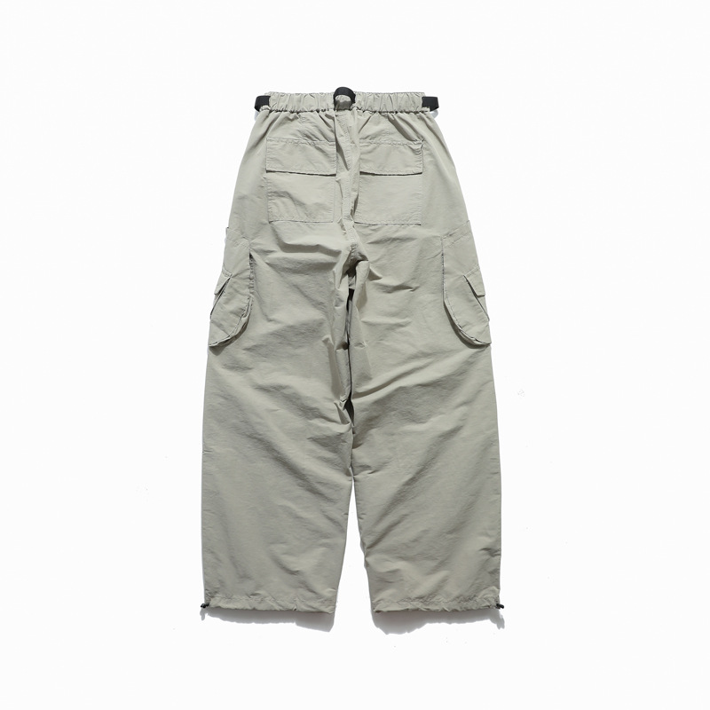 Men's Cargo Pants Retro Ameikaji Multi-pocket Workwear Trousers_voghion.com
