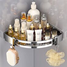 304不锈钢浴室置物架三角架浴室角架洗澡间置物架壁挂卫浴三角篮