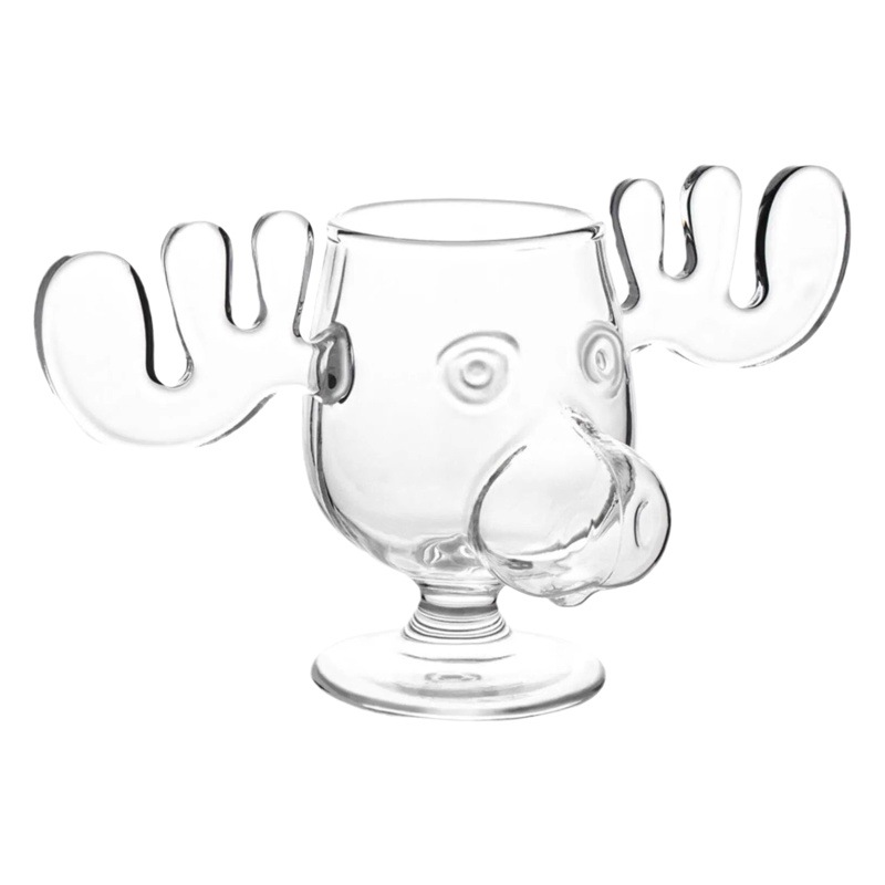 Navidad creativa de alce de aspecto superior copa de Reno copa de vino al por mayor