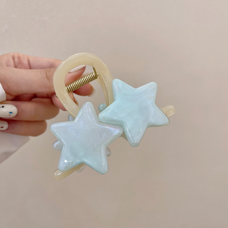 女性用のキュートでかわいいクマのヘアクリップ、2025年の新しいハイエンドのサメのヘアクリップ、後頭部のヘアクリップ、ヘアクリップ|undefined
