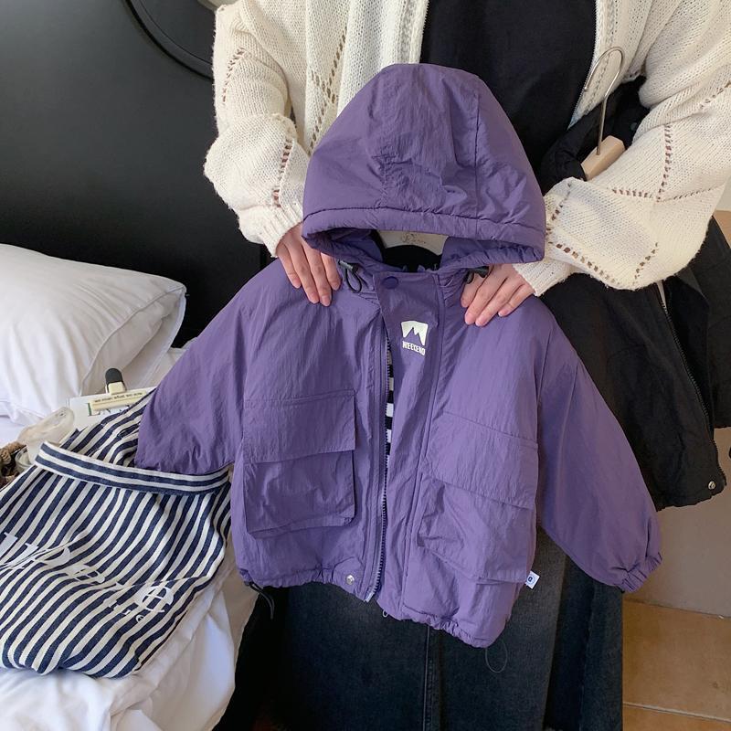 Giubbotto con cappuccio per bambini, giacca invernale calda_voghion.com