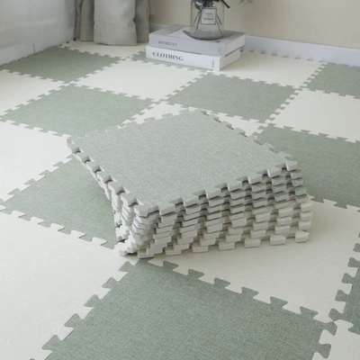 Foam Interlocking Floor Mat, Can Be – Car Carpet - off-white-green-utility-knife-with-edge-strips-303010cm-cotton-and-linen-10-pieces
