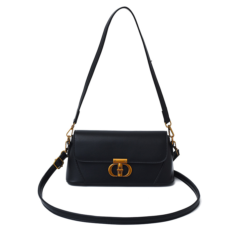 Bolsos para mujer 2025 nueva tendencia transfronteriza moda bolso cuadrado pequeño de un solo hombro sentido de alta gama bolso de mensajero con cerradura de hardware exquisito