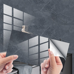 DLS024 仿大理石紋路瓷磚貼加厚覆膜水晶質感裝飾自粘貼紙批發