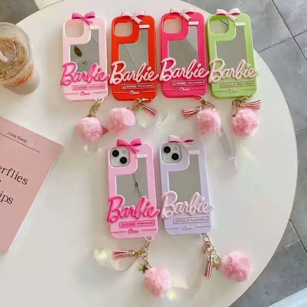 Barbie Mirror Plum Red Spot