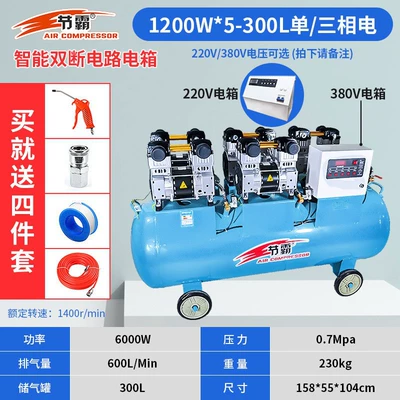 Industrial-Grade Oil-Free Air Pump | Hava kompressorları - boutique-1200-5-300l-220380v