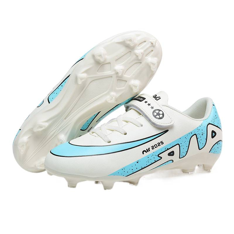 Nuevos zapatos de fútbol para niños Velcro para niños y niñas