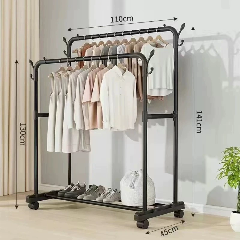 Напольная сушилка для одежды, вертикальная, спальня/балкон, один/два ряда, длина 60–150 см, бренд