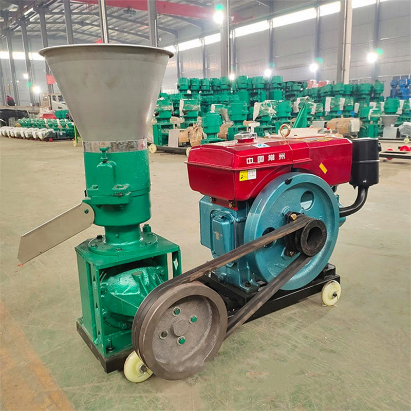 稻糠米糠造粒机 家用玉米秸秆稻草饲料颗粒机 水产鱼饲料膨化机