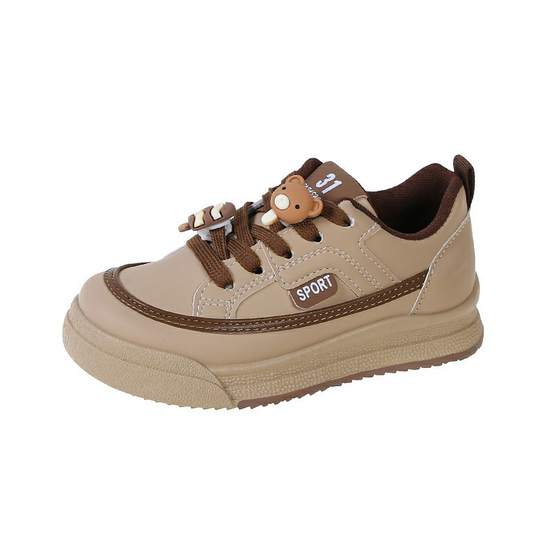 Mädchenschuhe, Sportschuhe, 2023 Frühling und Herbst neue Kinder-Freizeitschuhe, mittelgroße bis große Kinder-Frühlingsleder_voghion.com