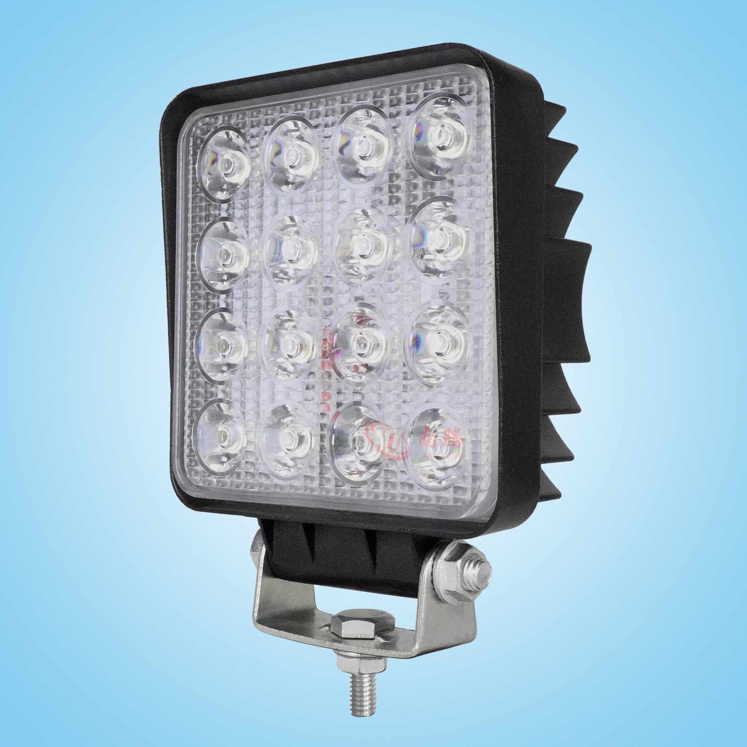 4 pulgadas cuadrado led48w luz de trabajo lámpara de coche proyector de la lámpara del vehículo todoterreno faro del coche LED lámpara de la cáscara