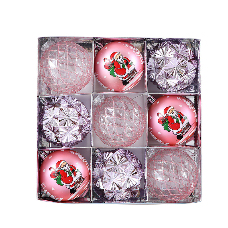 Venta caliente transfronteriza Bola de Navidad al por mayor Decoración de árbol de Navidad Bola de regalo de diseño exquisito