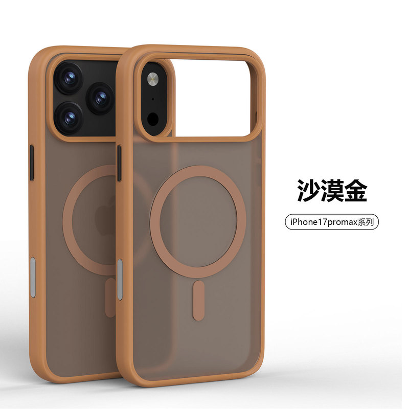 新製品 Apple iphone17pro 落下防止カメラタッチボタン携帯電話ケース 17Air 真空磁気エアバッグケース|undefined